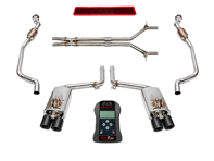 Fabspeed Exhaust Performance Package, Satin Black WITH ECU Upgrade. Porsche 970 Panamera Turbo / Turbo S (2010-2016) - 97004420015 - FS.POR.970T.SC, FS.POR.970T.XP, FB582/20, FS.POR.970T.ET, FS.POR.970T.MAXB